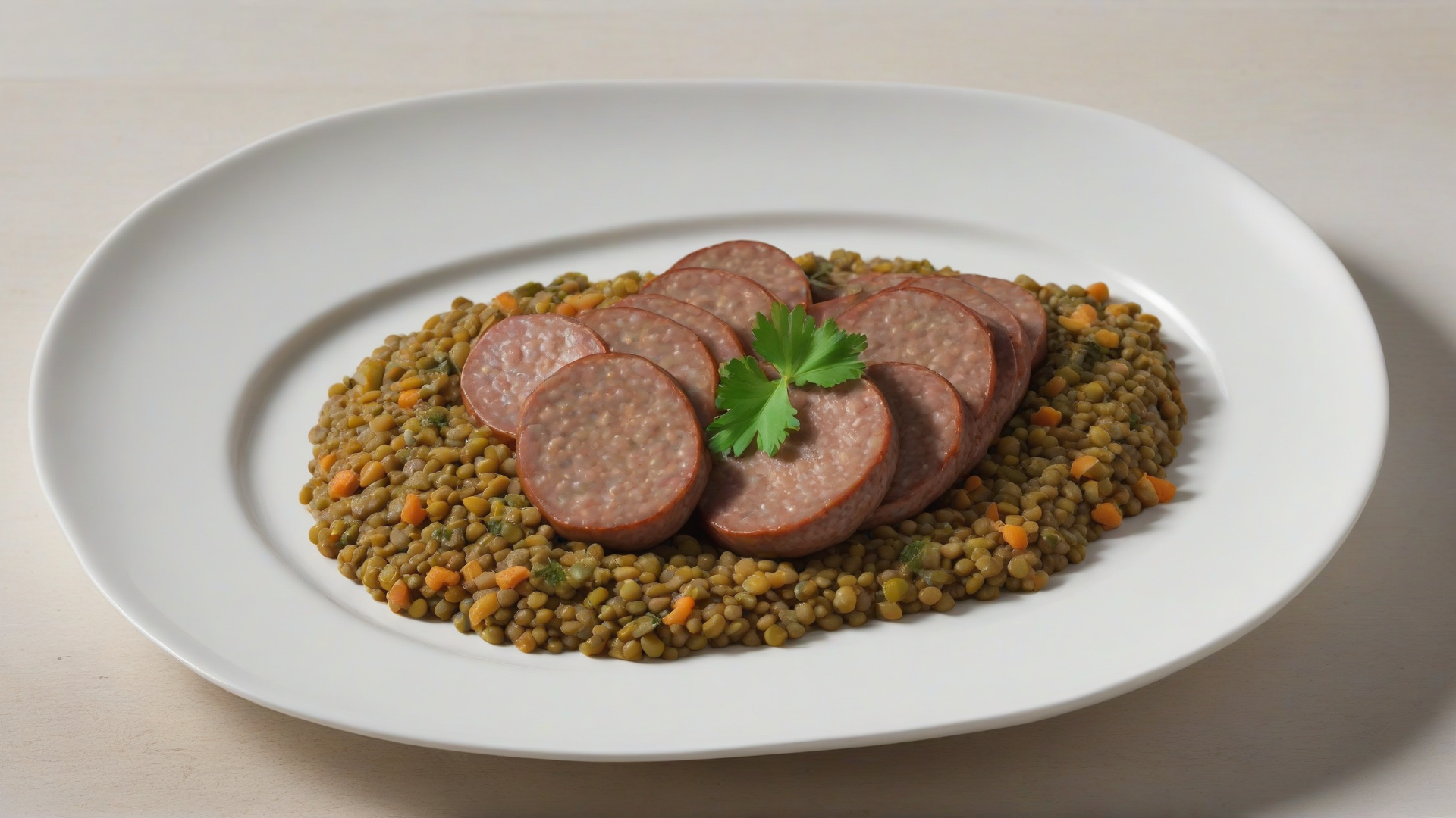 lenticchie e salsicce